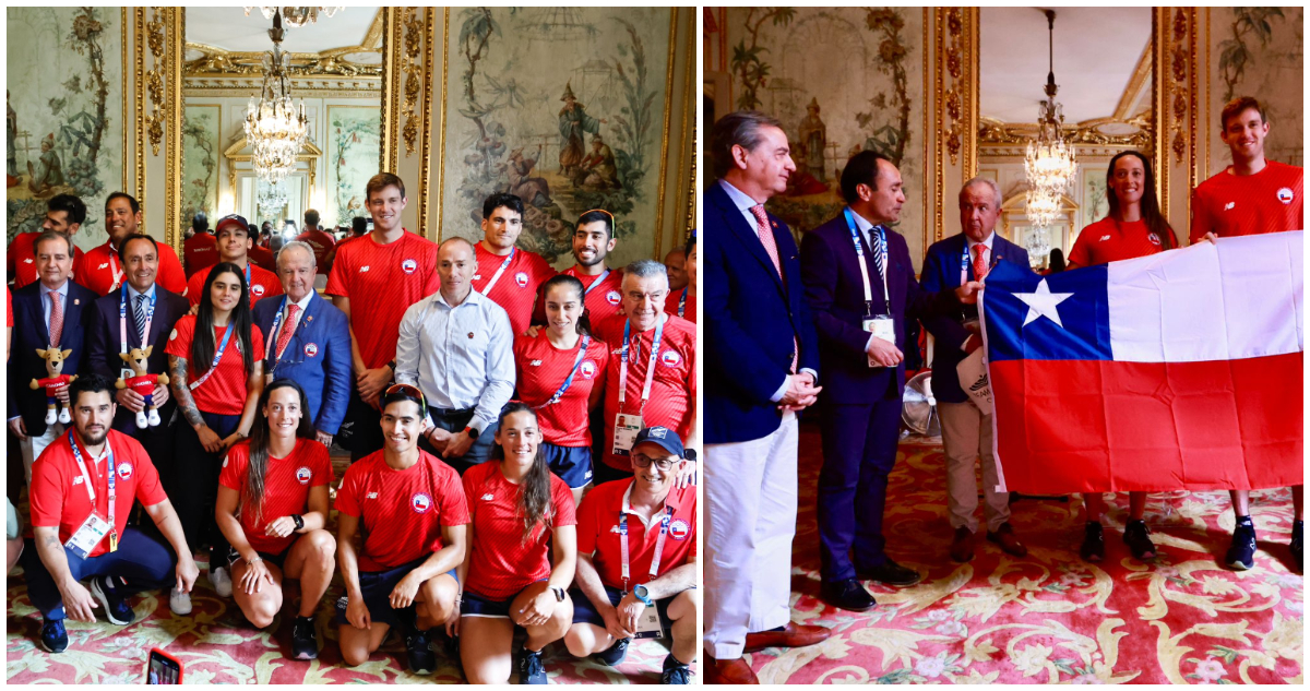 Team Chile París 2024 recibimiento