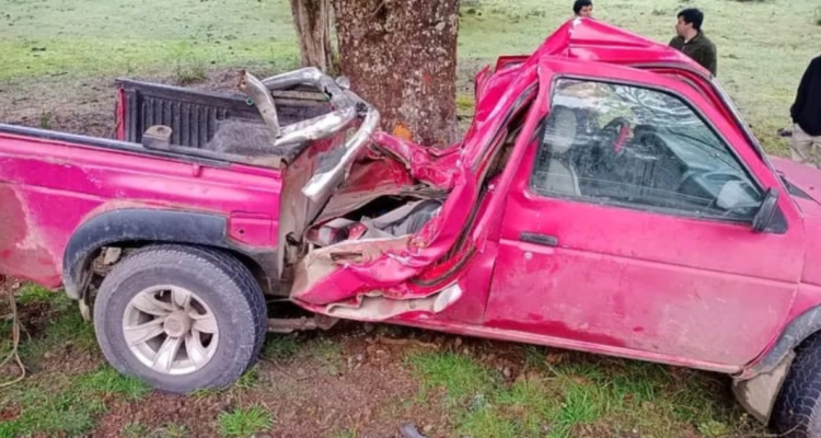 Conductor salvó de milagro en Los Lagos