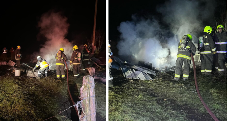 Incendio en Río Bueno