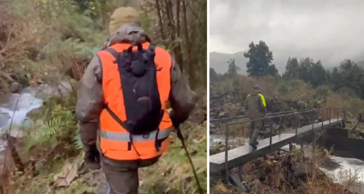 Continúa búsqueda de adulto mayor en Los Lagos