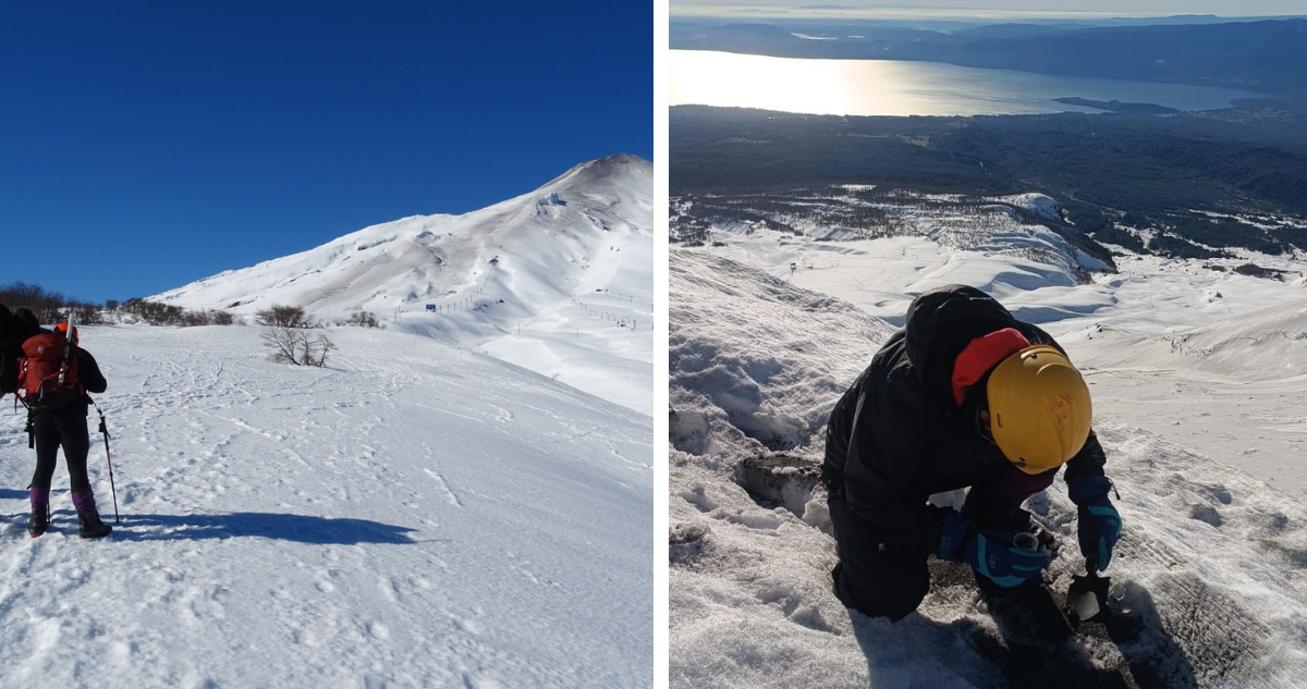 Perímetro de seguridad volcán Villarrica