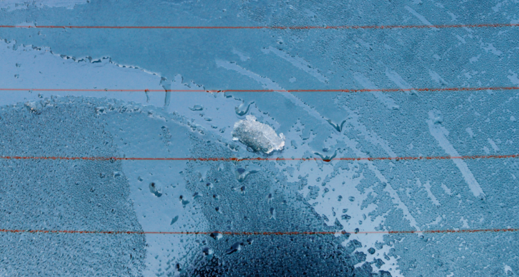 Presencia de hielo en la ruta