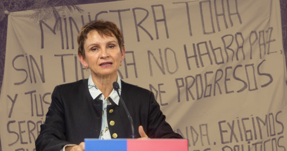 “El Gobierno no se deja amenazar”: Tohá responde a atentado frustrado y lienzo en su contra en Ercilla