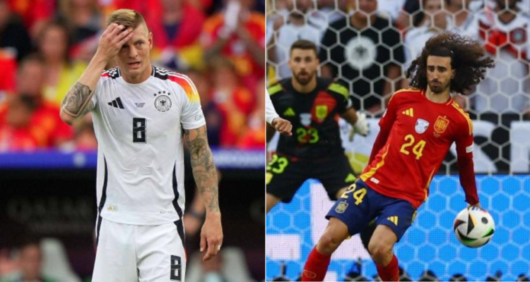 Toni Kroos estalla tras recordar la mano de Cururella en la eliminación de Alemania de la Eurocopa.