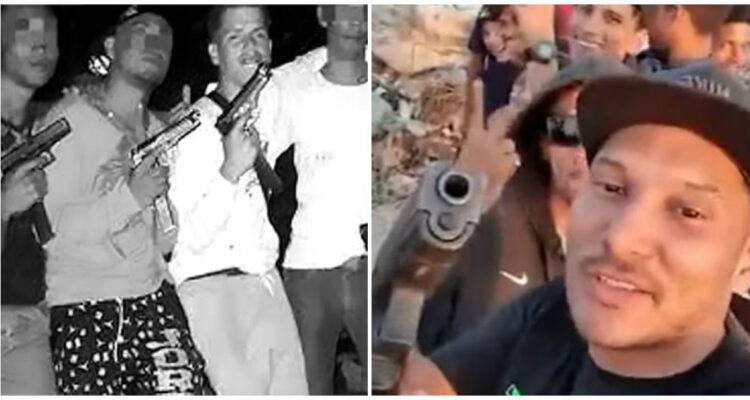 Imagen de archivo de miembros del Tren de Aragua