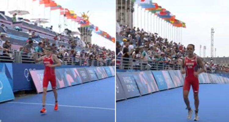 Diego Moya y Gaspar Riveros compitieron en triatlón de los JJOO de París 2024
