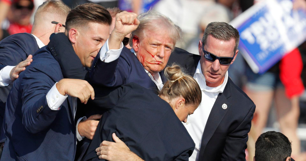 Trump dice no tener miedo tras atentado Dios evitó que lo impensable pasara