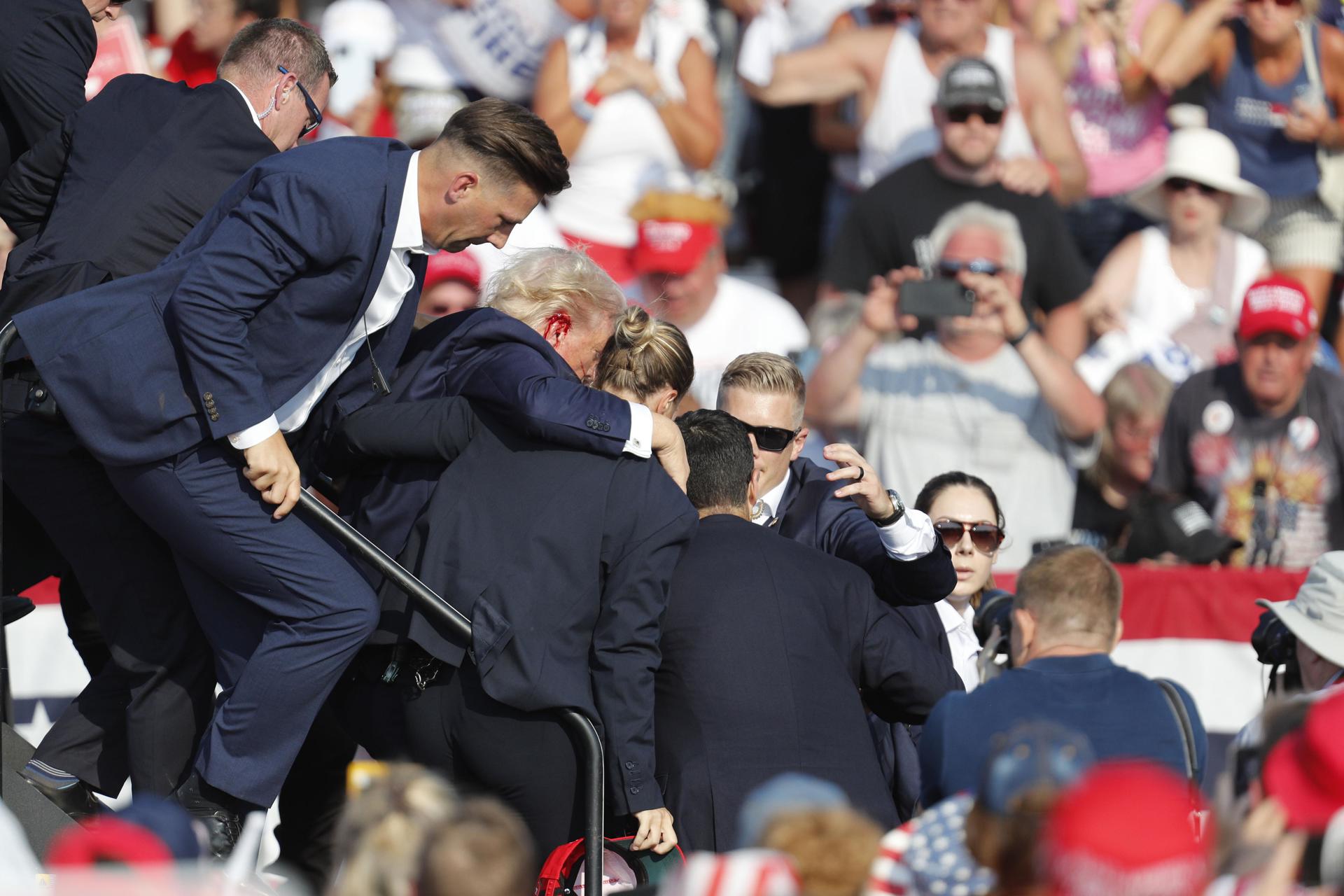 donald trump herido