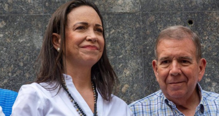 María Corina Machado y Edmundo González