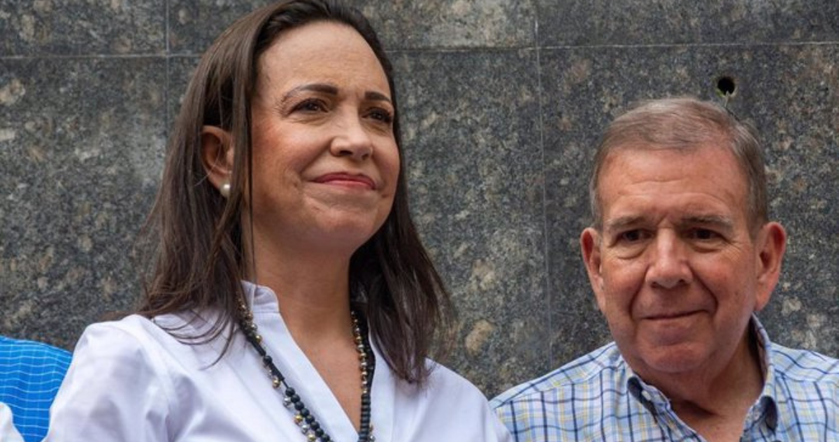 María Corina Machado y Edmundo González