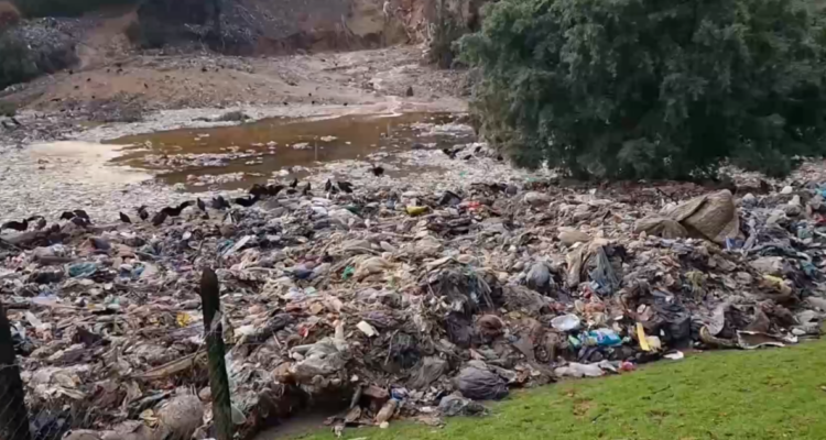 Imagen del vertedero Morrompulli por su vida útil
