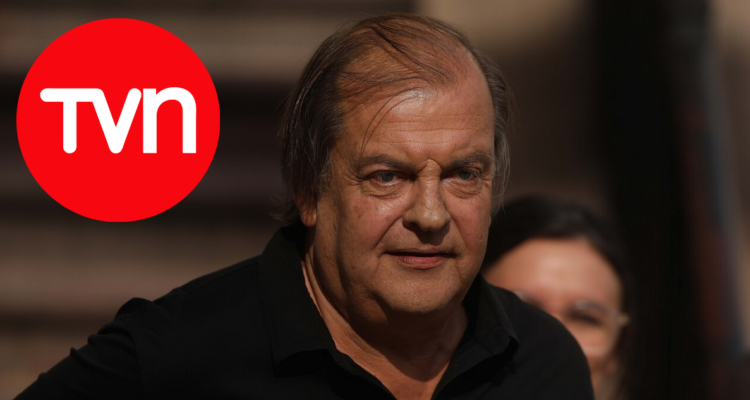 Francisco Vidal y logo de TVN en referencia a declaraciones sobre canales de TV