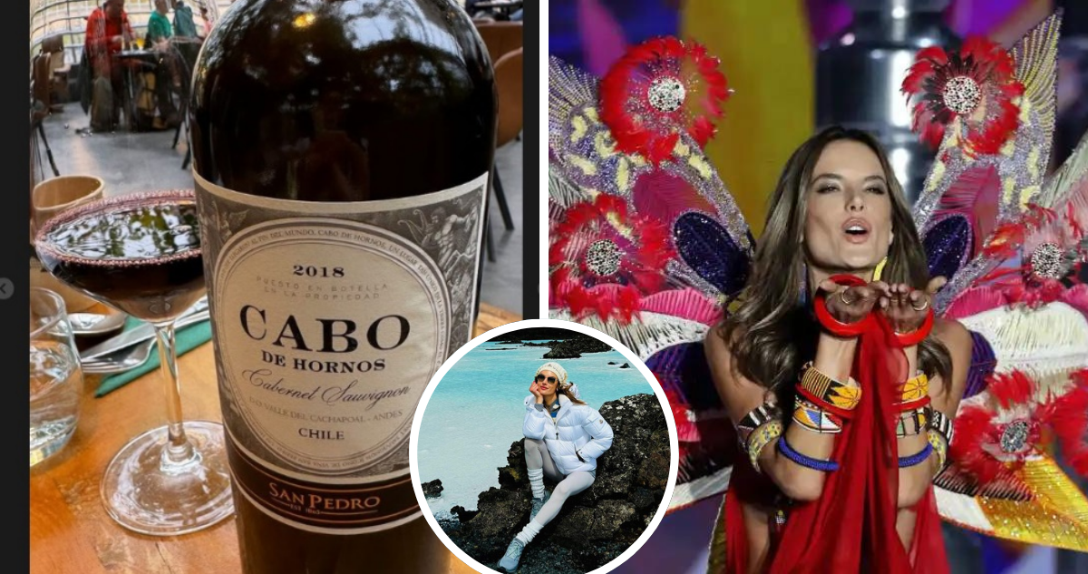 “¡Muy bueno!”: ángel de Victoria’s Secret disfruta de vino chileno durante sus vacaciones en Islandia