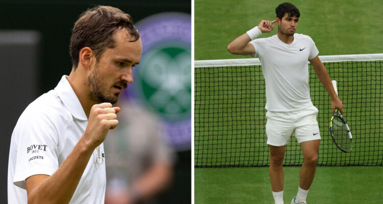 Medvedev y Alcaraz animarán una de las semifinales de Wimbledon.