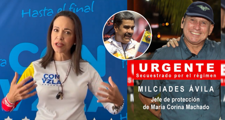 Machado alerta al mundo por escalada de represión de Maduro tras detención de su jefe de seguridad