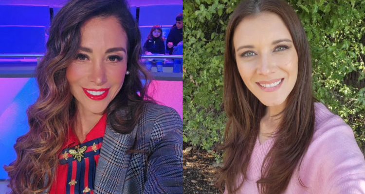 Yamna Lobos (izquierda) y Carla Jara (derecha) en referencia a enemistad
