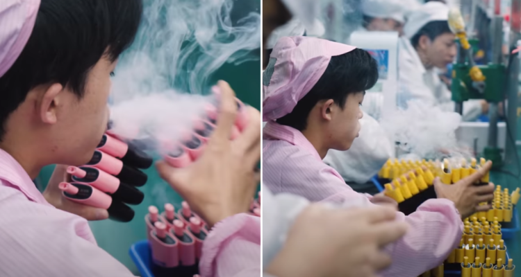 Prueba vapeadores en China