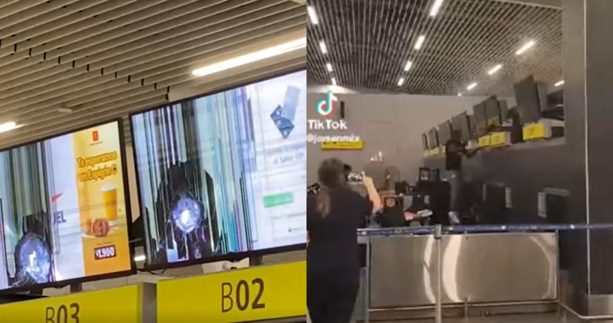 Libre y sin poder volver al Aeropuerto de Santiago quedó protagonista de incidentes tras sufrir estafa