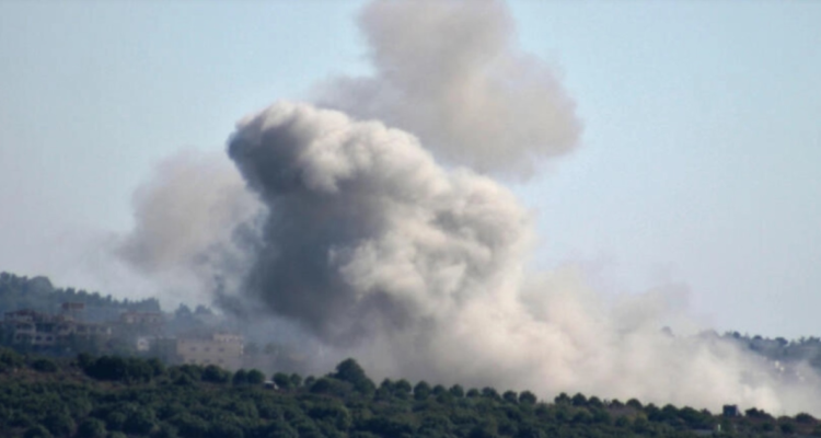 Archivo | Explosión en el sur del Líbano, cerca de Israel, en agosto