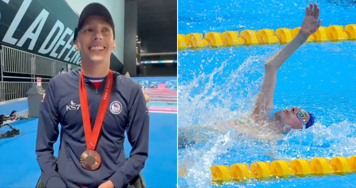 Alberto Abarza no se baja de la pelea por más medallas en los Paralímpicos de París 2024.