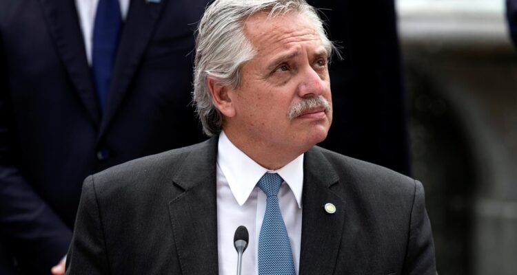 Foto de archivo del expresidente de Argentina, Alberto Fernández.