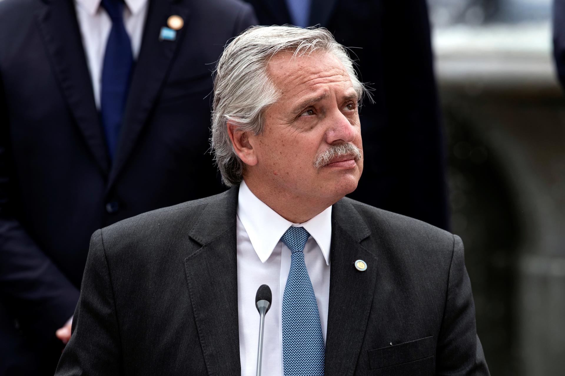 Foto de archivo del expresidente de Argentina, Alberto Fernández.