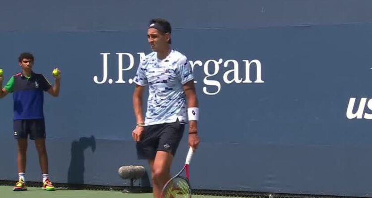 Un errático Alejandro Tabilo cayó con David Goffin en el US Open