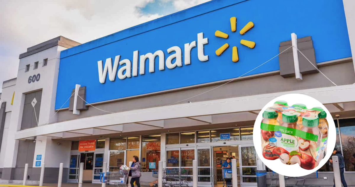 Alerta por arsénico: Walmart retira casi 10 mil cajas de jugo de manzana en más de 25 estados.