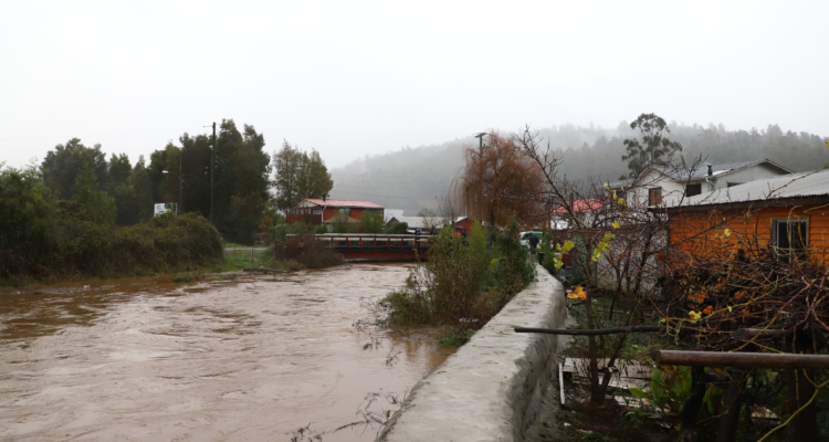 Imagen de Río Pichilo por Alerta Roja para Arauco