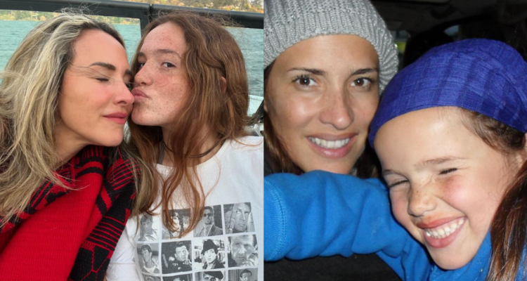 Angélica Castro junto a su hija Laura de la Fuente