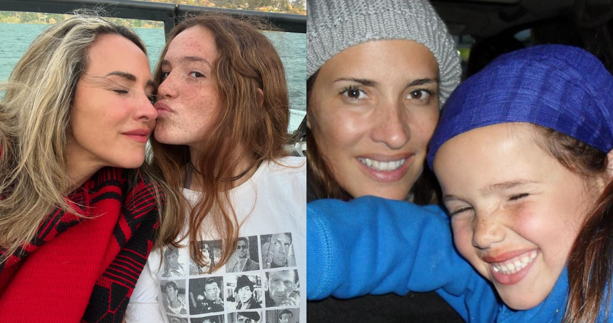 Angélica Castro junto a su hija Laura de la Fuente