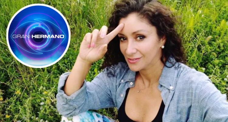 Angélica Sepúlveda en referencia a ingreso a Gran Hermano además del logo del reality