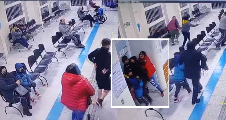 Balacera frente a Cesfam causa pánico entre pacientes: cámara captó lo ocurrido en San Pedro de la Paz