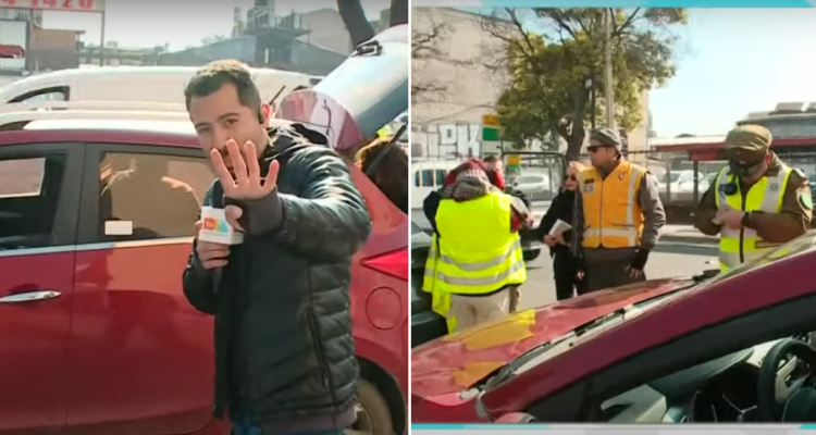 Auto circulaba con 400 multas