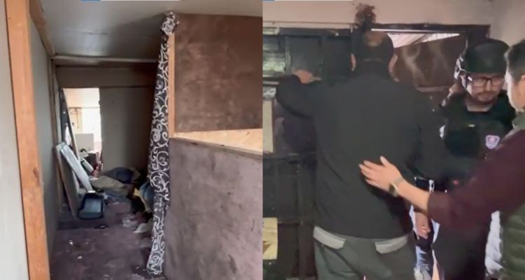 Así son los búnkeres narco encontrados en La Pintana: serán demolidos por el municipio