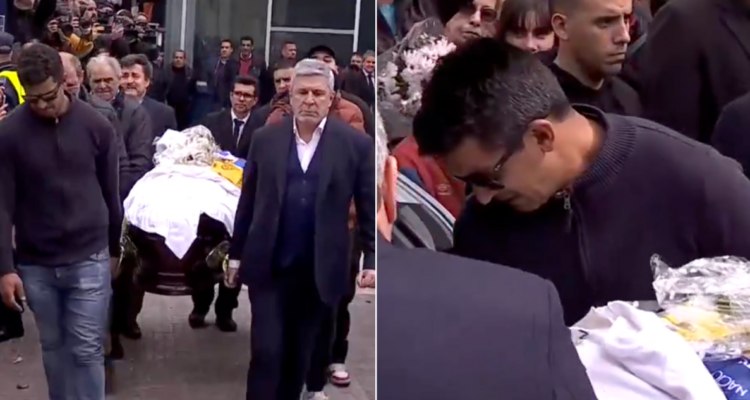 Capitán de Nacional estalla en llanto en último adiós a Juan Izquierdo.