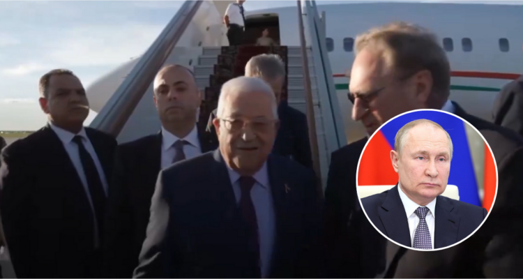 Presidente de Palestina, Mahmud Abás, llega a Moscú para reunirse con Vladímir Putin