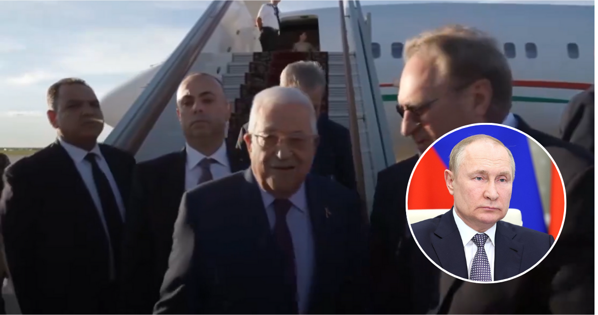 Presidente de Palestina, Mahmud Abás, llega a Moscú para reunirse con Vladímir Putin