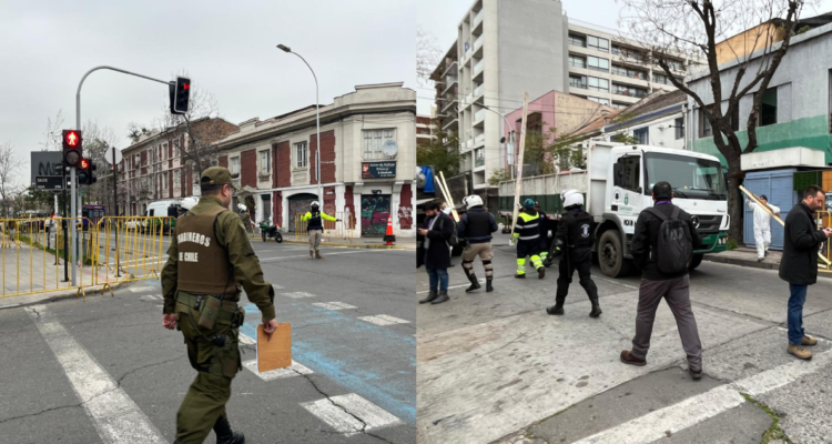 Carabineros desaloja propiedad tomada desde 2021 que funcionaba como jardín infantil en Santiago