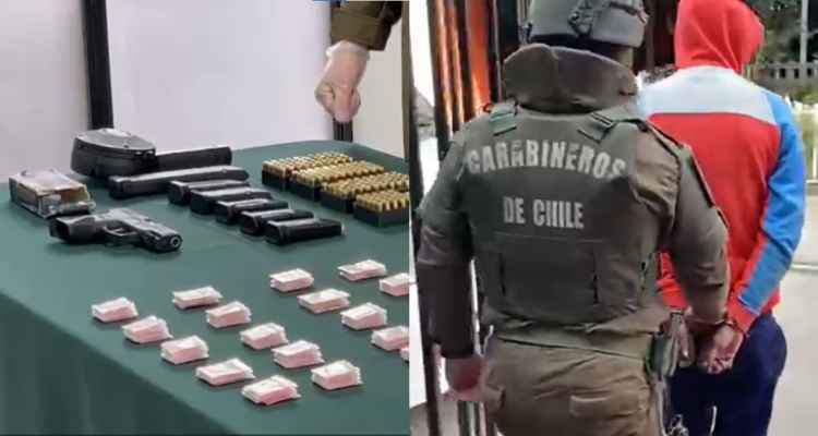 Plan Enjambre: Carabineros detiene a cinco personas por tráfico de drogas en Lo Espejo
