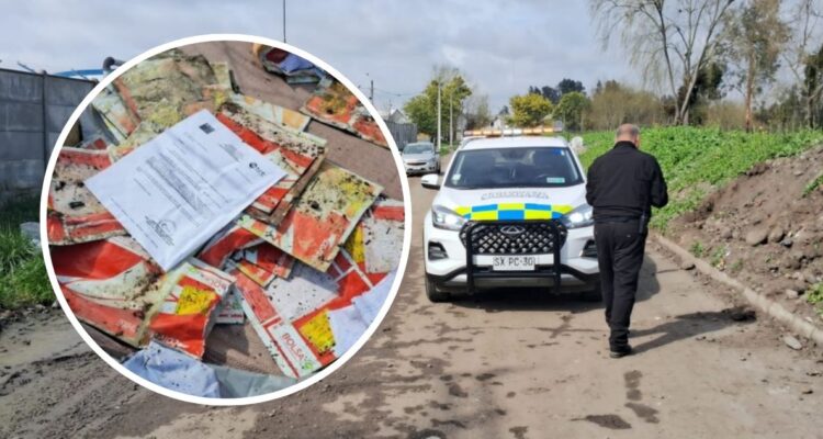 Encuentran cartas para pacientes en listas de espera en basural clandestino en Talca