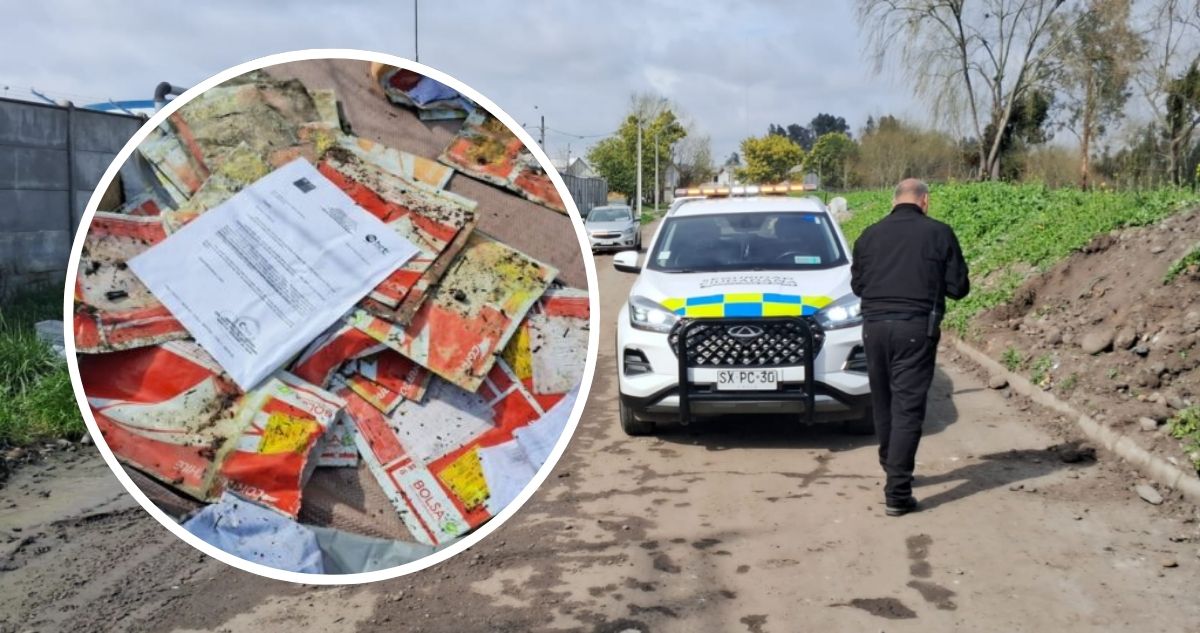 Encuentran cartas para pacientes en listas de espera en basural clandestino en Talca