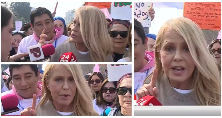 Cecilia Bolocco marchó por los pacientes con cáncer en lista de espera: “No podemos seguir esperando”