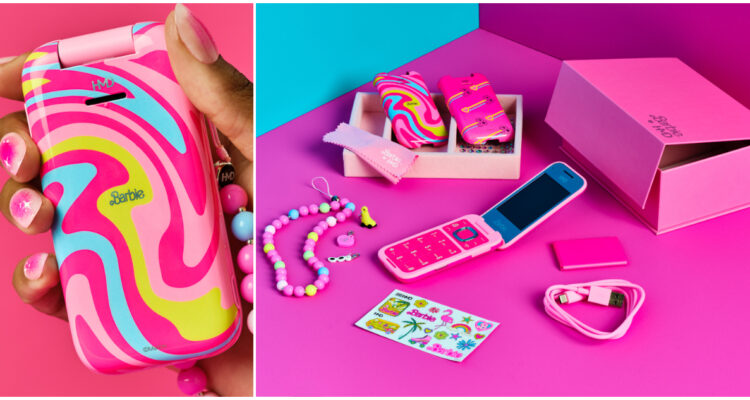 Lanzan al mercado un teléfono celular de Barbie y explican por qué es “retro” y sin internet