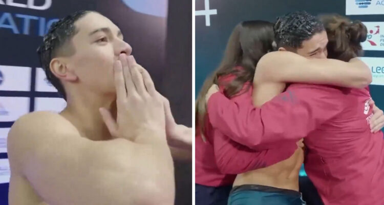 Nicolás Campos ya ganó dos medallas en Mundial de Natación Artística en Lima.