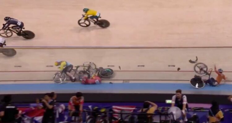 Ciclismo accidente JJOO