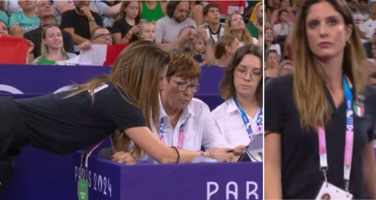 Claudia Mancinelli, la coach de gimnasia de Italia que fue furor tras reclamo a jueces para defender a su alumna