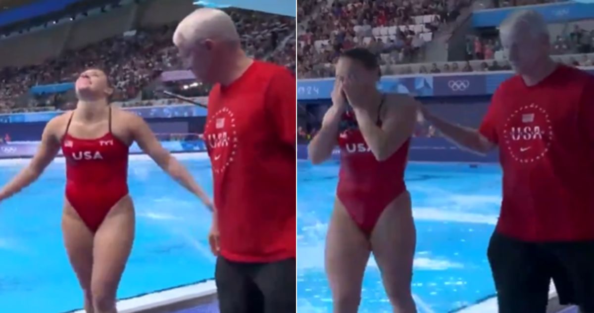 La clavadista de EEUU, Alison Gibson. aún no comprende su mal ejercicio que le valió una nota 0.0 en los JJOO de París 2024