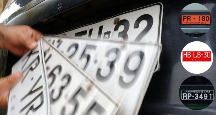 Por qué las placas patentes en Chile tienen diferentes colores y letras, entérate para qué vehículo sirve cada una patente.