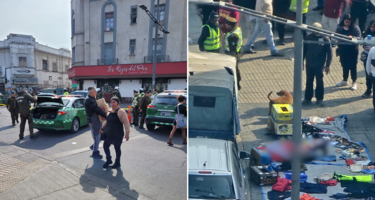 Comerciante ambulante fue asesinado a balazos, a plena luz del día, en Recoleta